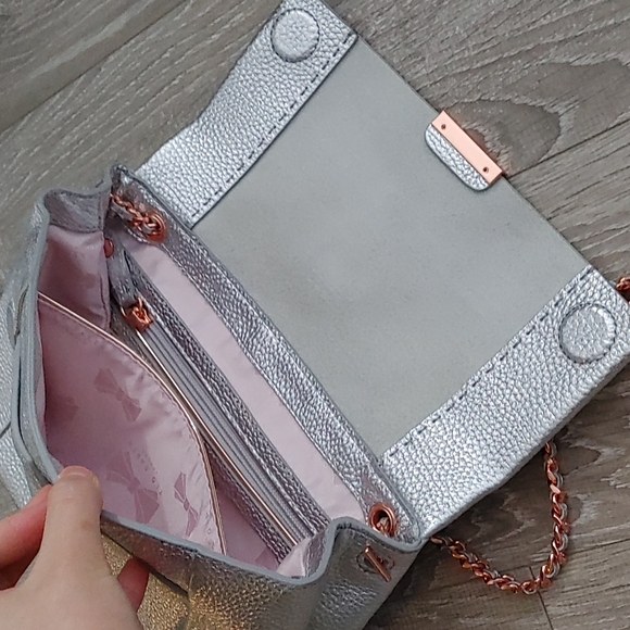 Ted Baker Parson Silver Chain Bag - Picture 3 of 5